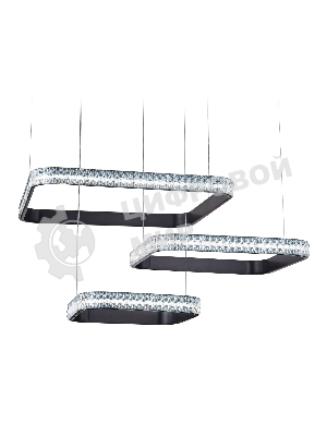 Светильник Ambrella light FA6166 BK черный 131W 720*500*900 (ПДУ РАДИО 2.4)