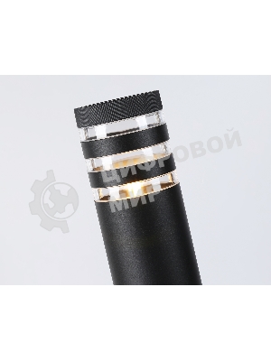 Светильник Ambrella light ST2566 BK/CL черный/прозрачный IP54 E27 max 40W D110*625