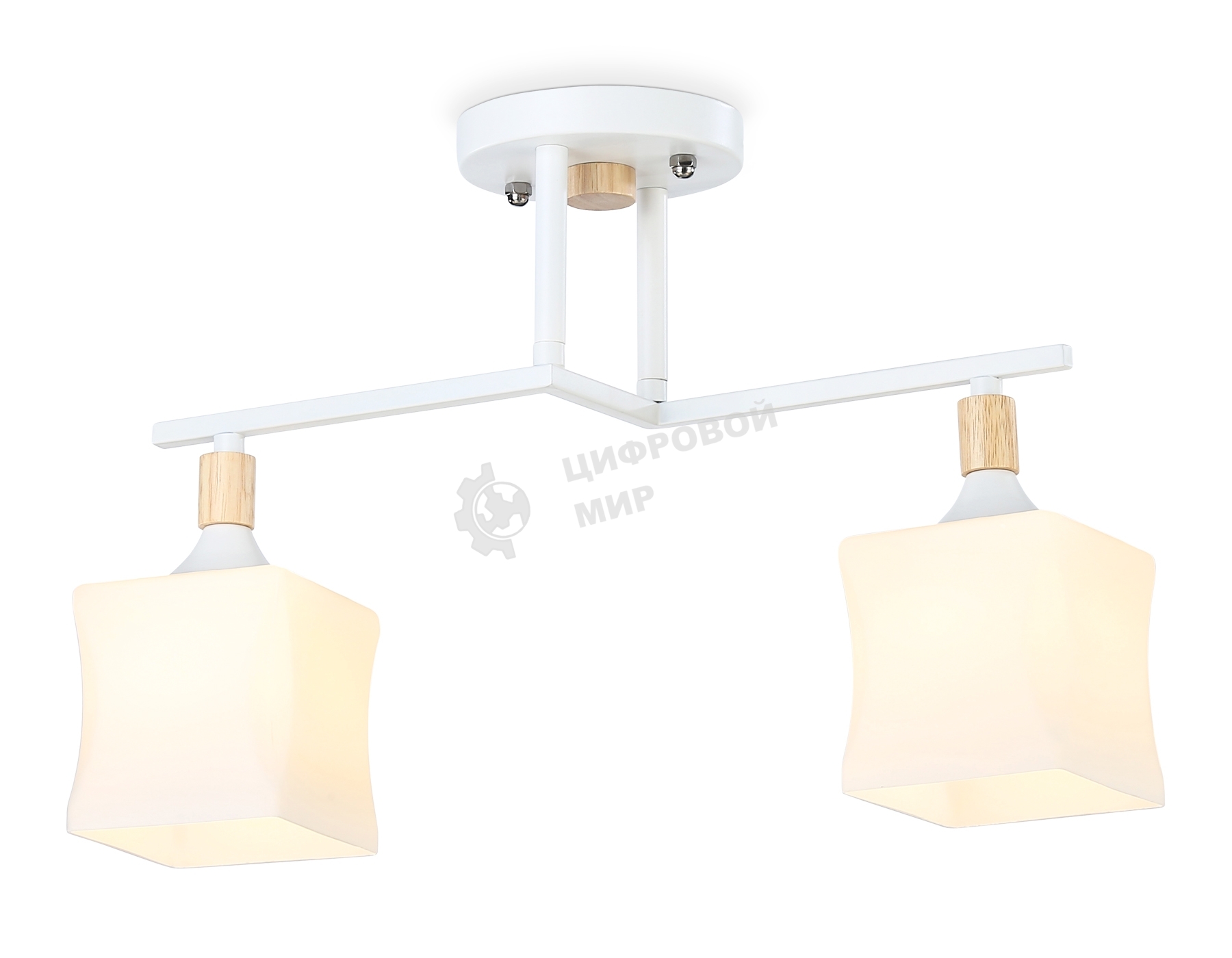Светильник Ambrella light TR9484/2 WH/FR белый/белый матовый E27/2 max 40W 405*175*280