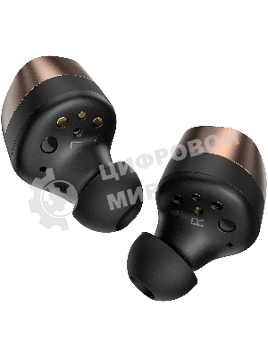 Гарнитура внутриканальные Sennheiser Momentum True Wireless 4 черный/медный беспроводные bluetooth в ушной раковине (700367 MTW4 BLACK COPPER)