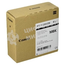 Картридж струйный Canon PFI-1100 MBK (0849C001) матовый черный (160 мл.) для Canon imagePROGRAF PRO-2000, PRO-4000, PRO-4000S, PRO-6000S