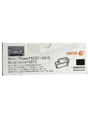 Картридж лазерный Xerox 106R01634 черный для Xerox Ph 6000/6010N/WC 6015 (2000 стр.)(Channels)