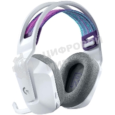 Гарнитура беспроводная LOGITECH G733 LIGHTSPEED Wireless RGb Gaming Headset - белый - 2.4GHZ - EMEA