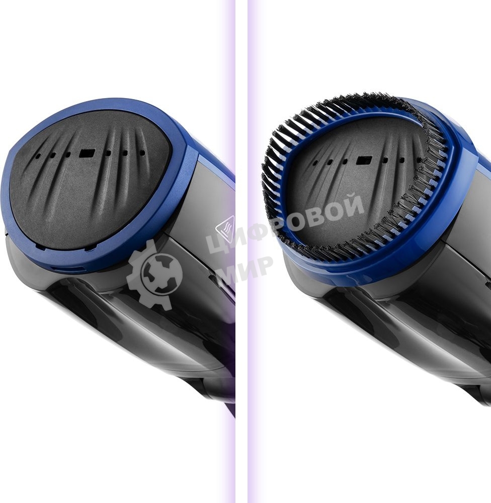 Отпариватель Kitfort КТ-987 черный/синий, 1200 Вт, 12 г/мин, 0.1 л