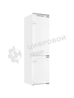 Встраиваемый холодильник Kuppersberg RBN 1961, High-Tech двухкамерный, полезный объем 334 л, суперохлаждение, суперзаморозка, функция отпуск, перевешиваемые двери (door slider), электронное управление, звуковая индикация открытой двери, NoFrost, зона свежести, LED освещение, инвертерный компрессор, энергоэффективность А++, уровень шума 35 дБ, белый