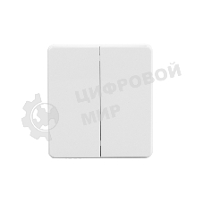 Выключатель Kranz ROUND 2 кл проходной (переключатель) 10А с/у перламутр