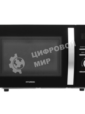 Микроволновая печь Hyundai HYM-D2079 черный, 23 л, 800 Вт, переключатели - кнопки, поворотный механизм