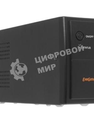 Источник бесперебойного питания ExeGate Power Back BNB-850.LED.AVR.EURO.RJ 850VA/480W, LED, AVR,2 евророзетки, RJ45/11, черный