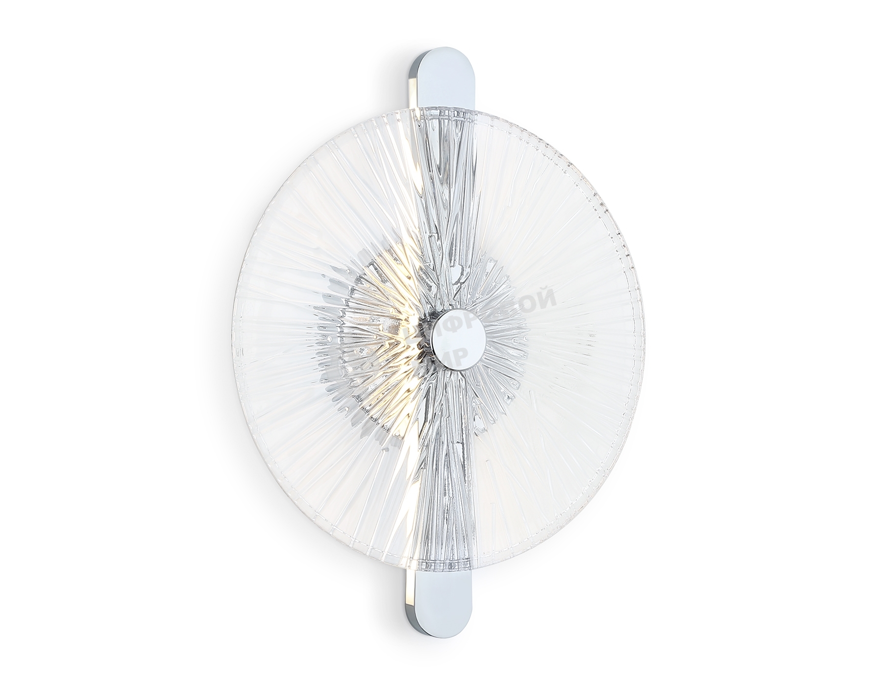 Настенный светодиодный светильник Ambrella light LH31141 СH/CL хром/прозрачный 13W 3000K 280*70*350