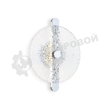 Настенный светодиодный светильник Ambrella light LH31141 СH/CL хром/прозрачный 13W 3000K 280*70*350