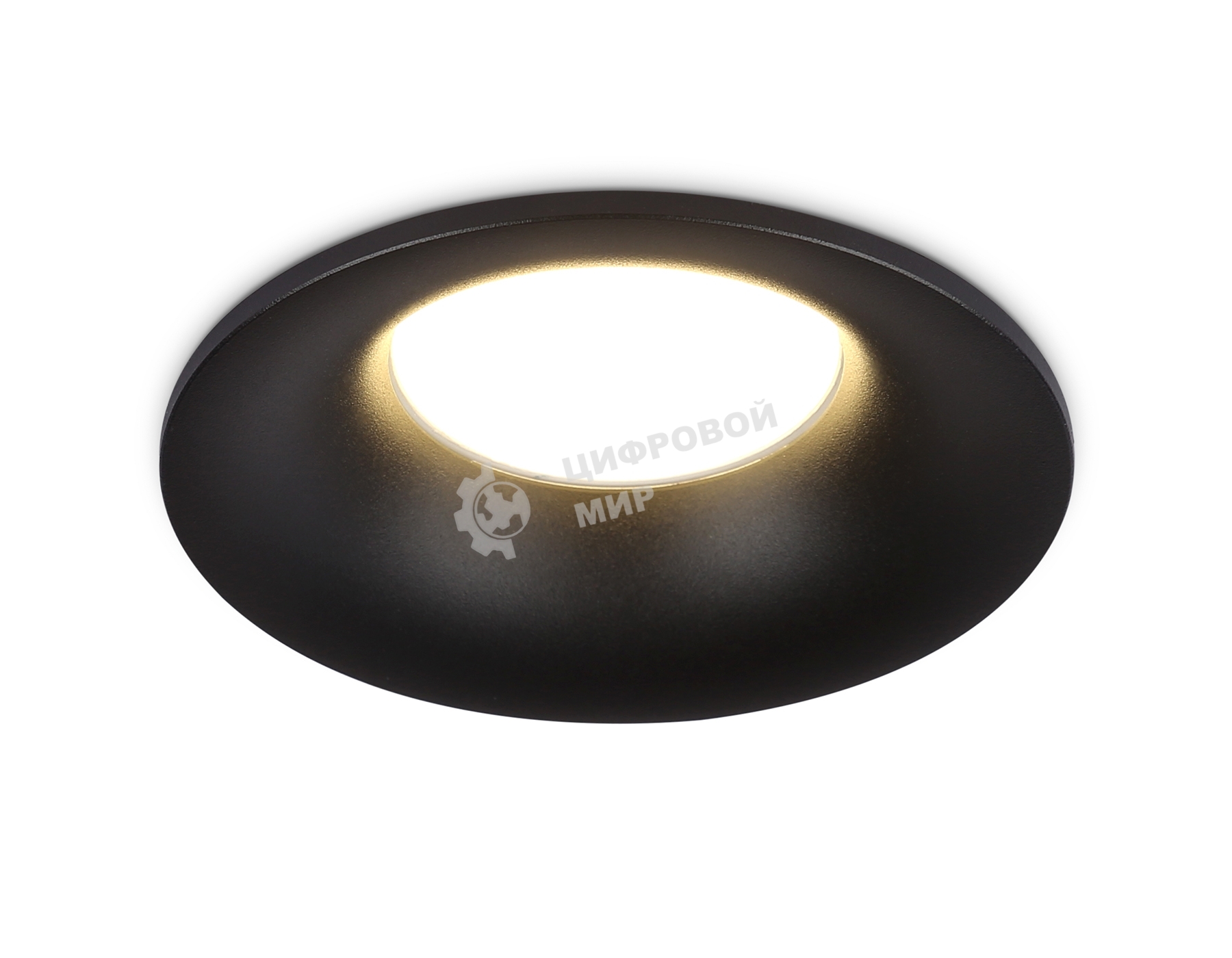 Встраиваемый точечный светильник Ambrella light TN102809 BK черный GU5.3 D90*35