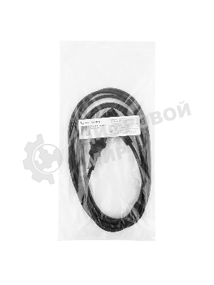 Кабель питания сист.блок-монитор Gembird 3.0м, черный, с зазем., пакет