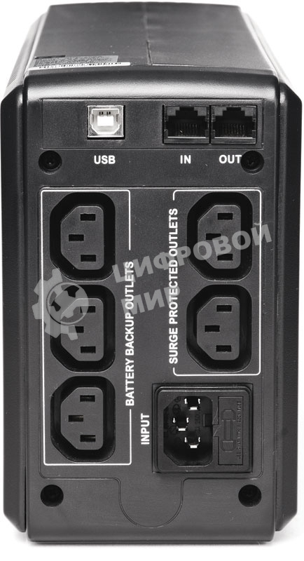 Источник бесперебойного питания Powercom SPT-500-II 400Вт 500ВА черный