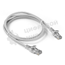 Патч-корд ExeGate EX286382RUS UTP-RJ45-RJ45-5e-1,5M-LSZH-GY, UTP, cat.5e, LSZH, 1.5м, серый