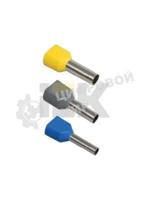 Наконечник-гильза изол. НГИ2 0.75-8 темн.-кр. (уп. 100 шт) IEK UTE10-D75-100