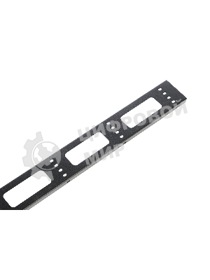 Вертикальный кабельный органайзер ЦМО для стойки внешний с окнами, ширина 95мм 42U, черный (ВКО-СТК-42-9005)