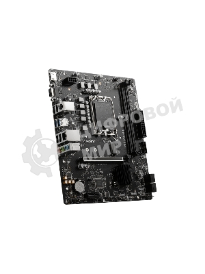 Материнская плата MSI PRO B760M-E, LGA 1700, Intel B760, 2xDDR5, 4xSATA, 1xM.2, 1xPCIe 4.0 x16, 1xPCIe 4.0 x1, 1xHDMI, 1xVGA, 1x1Gb LAN, 2xUSB-A 3.2 Gen 1, 4xUSB-A 2.0, 3x3.5 мм, 7.1, mATX