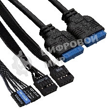 Компьютерный корпус Minitower ExeGate EX286429RUS BA-309U2 (mATX, без БП, 1хUSB+2хUSB 3.0, HD аудио, черный)