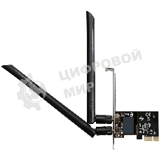 Сетевой адаптер ORIGO OWN1200A/A1A PCI-E Wi-Fi AC1200, 2.4/5 ГГц, 2 съемные антенны 5 dBi