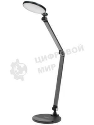 Светильник настольный Camelion KD-865 C48 черный металлик LED (10 Вт,230В,600 лм,сенс.рег.ярк и цвет.темп)