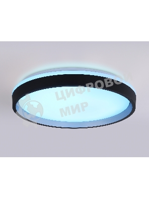 Светодиодный светильник RGB Ambrella light FZ610 BK/GD черный/золото IP20 66W 3000K-6500K+RGB D490*85 (ПДУ ИК)