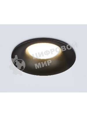 Встраиваемый точечный светильник Ambrella light TN102809 BK черный GU5.3 D90*35