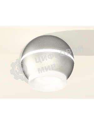 Светильник Ambrella Light XS1103030 SSL/FR серебро песок/белый матовый MR16 GU5.3 LED 3W 4200K (C1103, N7165)