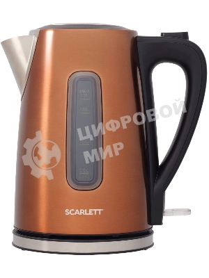 Чайник электрический Scarlett SC-EK21S106 1.7л. 2200Вт бронзовый