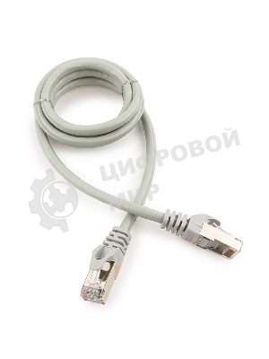 Патч-корд FTP Cablexpert cat.6, 1м, литой, многожильный, серый