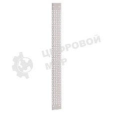 Вертикальный кабельный органайзер в шкаф, ширина 75 мм 42U (ВКО-М-42.75) ЦМО