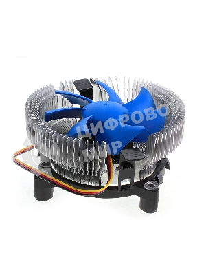 Кулер CROWN для процессора CM-90 (Для Intel и AMD,TDP до 95 Ватт,Низкая посадка радиатора,Гидродинамическии подшипник,Размер: 115x110x57 мм)