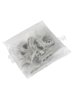 Крепеж-клипса d25мм (10шт.) Plast EKF PROxima