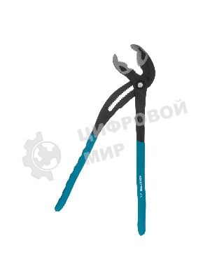 Клещи переставные Gross кнопочный механизм, обливные рукоятки, 400 мм