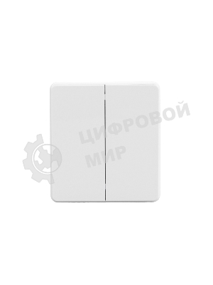 Выключатель Kranz ROUND 2 кл 10А с/у перламутр