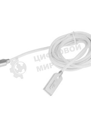 Кабель USB2.0 Cablexpert CC-P-mUSB02W-1.8M, AM/microB, серия Platinum, длина 1.8м, белый, блистер