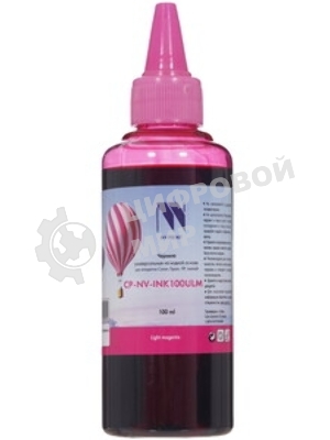 Чернила NVPrint универсальные на водной основе NV-INK100LM для аппаратов Epson (100ml) Light Magenta совместимые