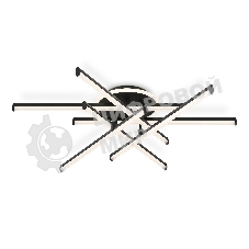 Потолочный светодиодный светильник Ambrella light FL6252 BK черный 97W 3000K-6400K 805*760*170 (ПДУ ИК)