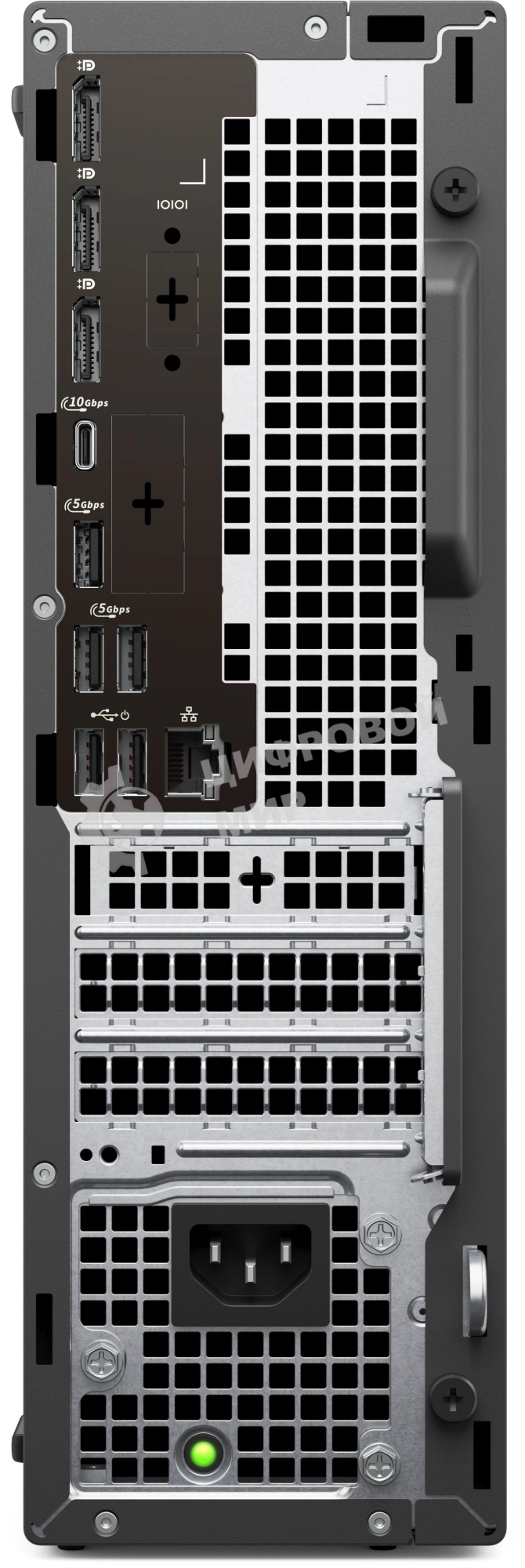 ПК Dell Pro Max Slim FCS1250 slim Core Ultra 5 245K (4.2) 32Gb SSD1Tb RTX A1000 8Gb Windows 11 Pro GbitEth WiFi BT 360W мышь клавиатура черный (DPMS-5242)