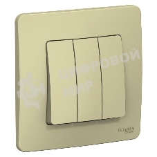 Выключатель 3-кл. СП Blanca (сх.1+1+1) 10А 250 В беж. SchE BLNVS100507