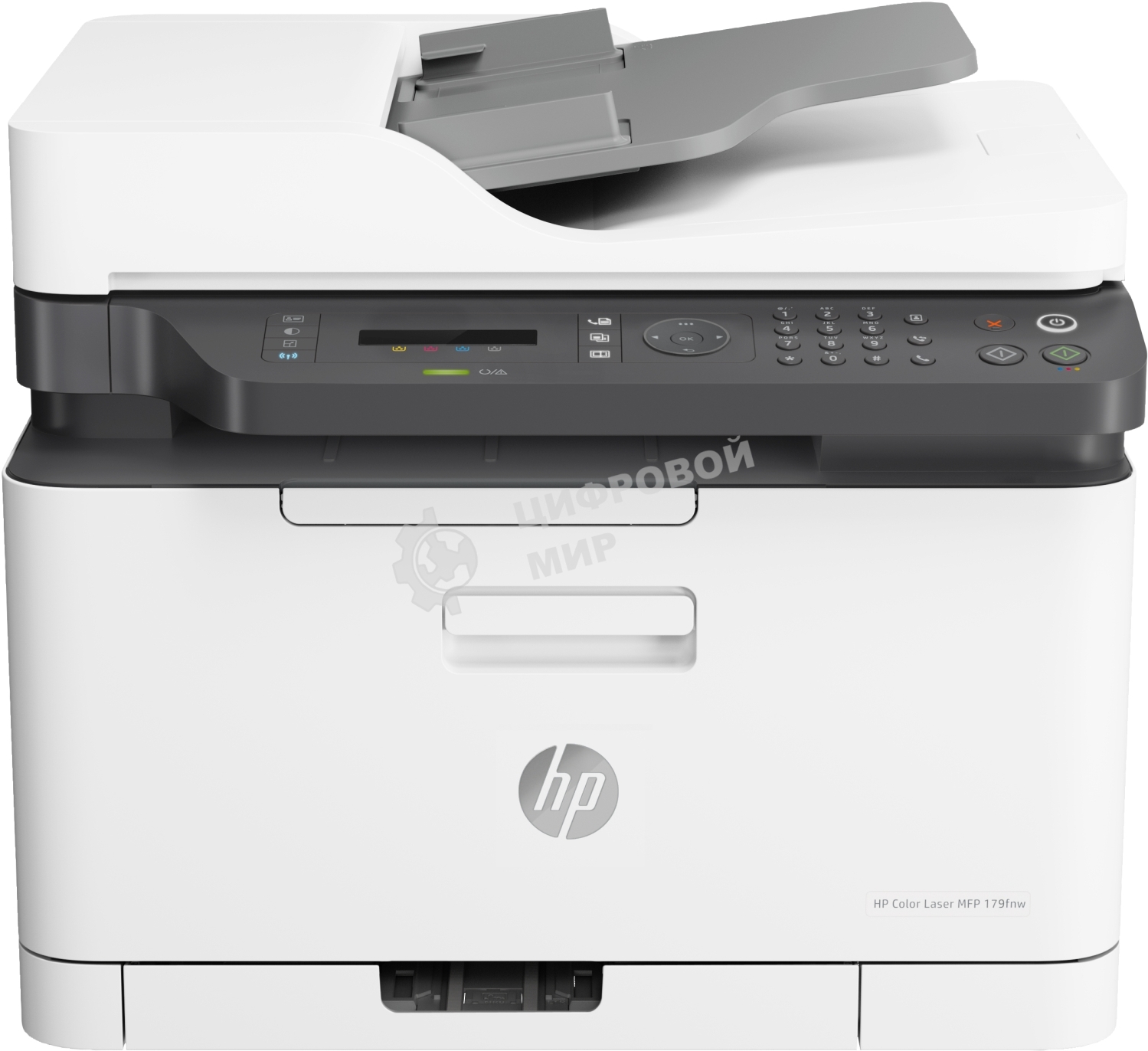 МФУ лазерное HP Color LaserJet 179fnw (4ZB97A), А4, цветной, печ. до 18 стр/мин. (ч/б) до 4 стр/мин. (цвет), скан. до 15 стр/мин. (ч/б) 6 стр/мин. (цвет), 600x600dpi, USB, RJ-45, Wi-Fi, Air Print, Mopria