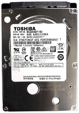 Жесткий диск Toshiba 1Tb 5400rpm MQ04ABF100 128Mb 2.5
