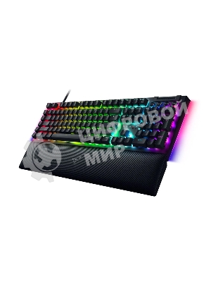 Клавиатура проводная игровая Razer BlackWidow V4 (Yellow Switch) - Russian Layout