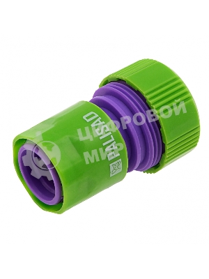 Соединитель пластмассовый быстросъемный для шланга Palisad 3/4