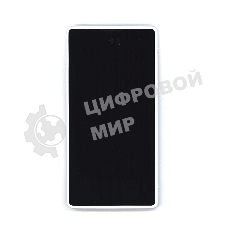 Дисплей для Yota YotaPhone 1 C9660 черный с белой рамкой