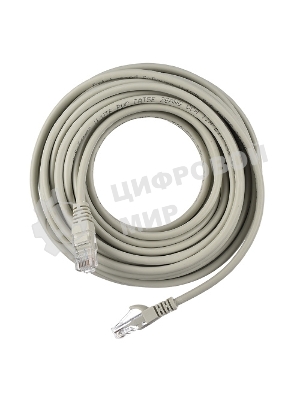 Кабель GoPower PATCH RJ-45(M)-RJ-45(M) 00-00029038 10M серый
