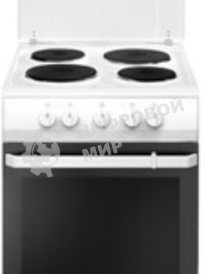 Плита электрическая Hansa FCEW54109 белый, конфорок 4 шт, духовка 65 л, 50 см x 85 см x 60 см