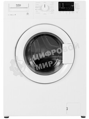 Стиральная машина Beko WRE55P2BWW белый, загрузка фронтальная 5 кг, 1000 об/мин, класс A