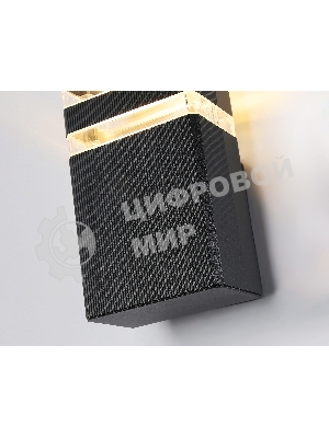 Светильник Ambrella light ST2572 BK/CL черный/прозрачный IP54 GU10 max 35W 205*110*65