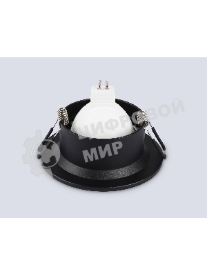 Встраиваемый точечный светильник Ambrella light TN102809 BK черный GU5.3 D90*35