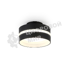 Светильник Ambrella light TN5421 SBK/FR черный песок/белый матовый GX53 IP20 D95*60